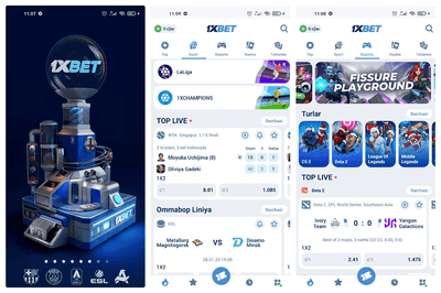 1xBet uz apk ilovasini Android va iOS uchun bepul yuklab oling