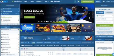 1xBet O'zbekiston rasmiy sayti